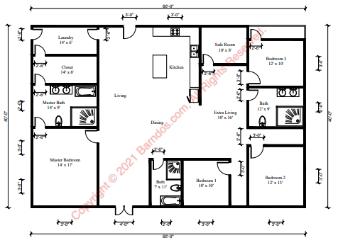 Barndominium-Floor-Plan-4254