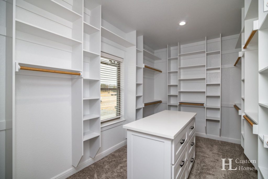 Springtown, TX Barndominium by HL Custom Homes - Interior Walk-In Closet