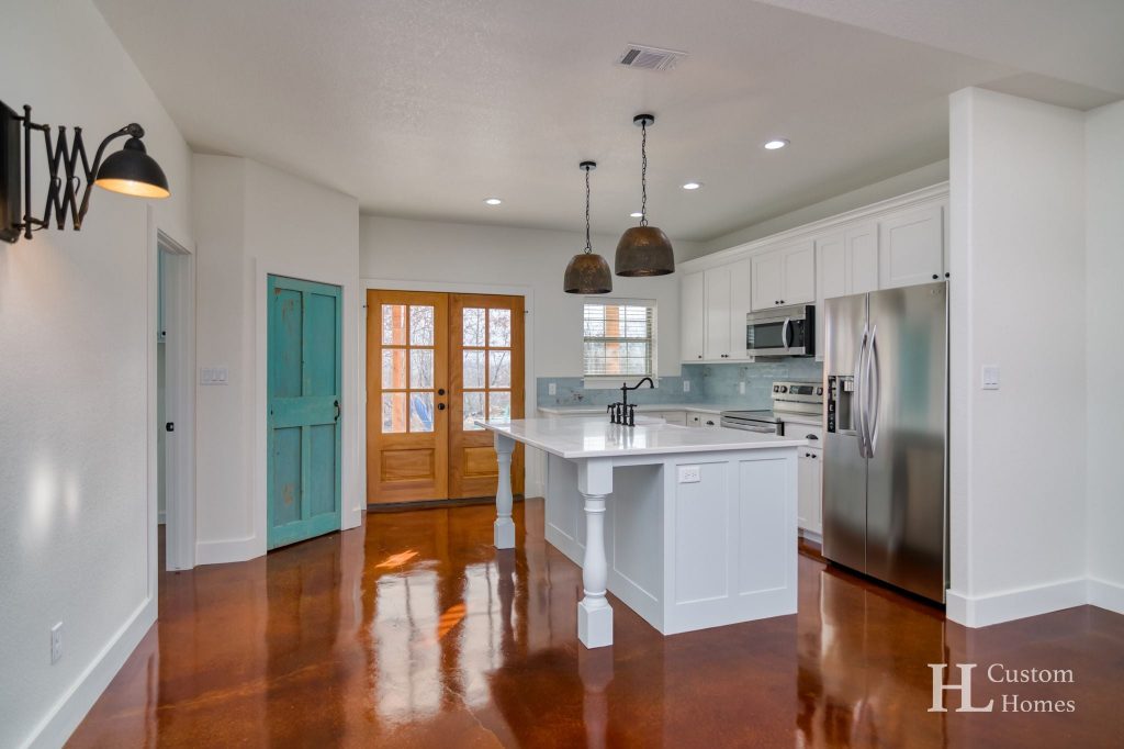 Eagle Mountain Lake, Texas HL Custom Homes Barndominium - Kitchen