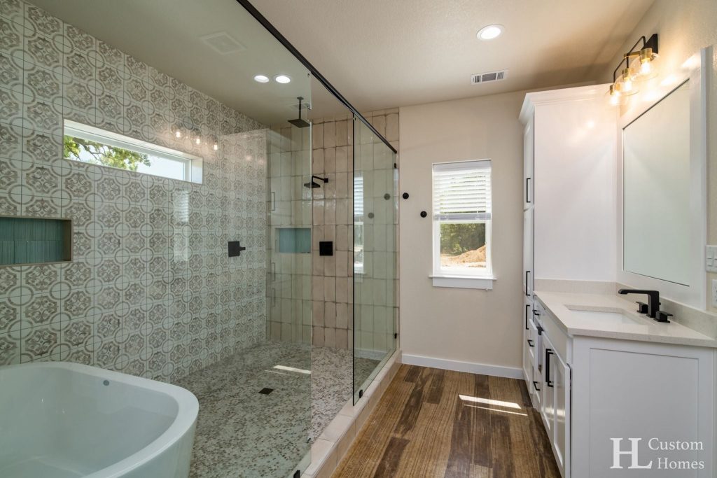 Poolville, TX Barndominium by HL Custom Homes - Master Bath 1