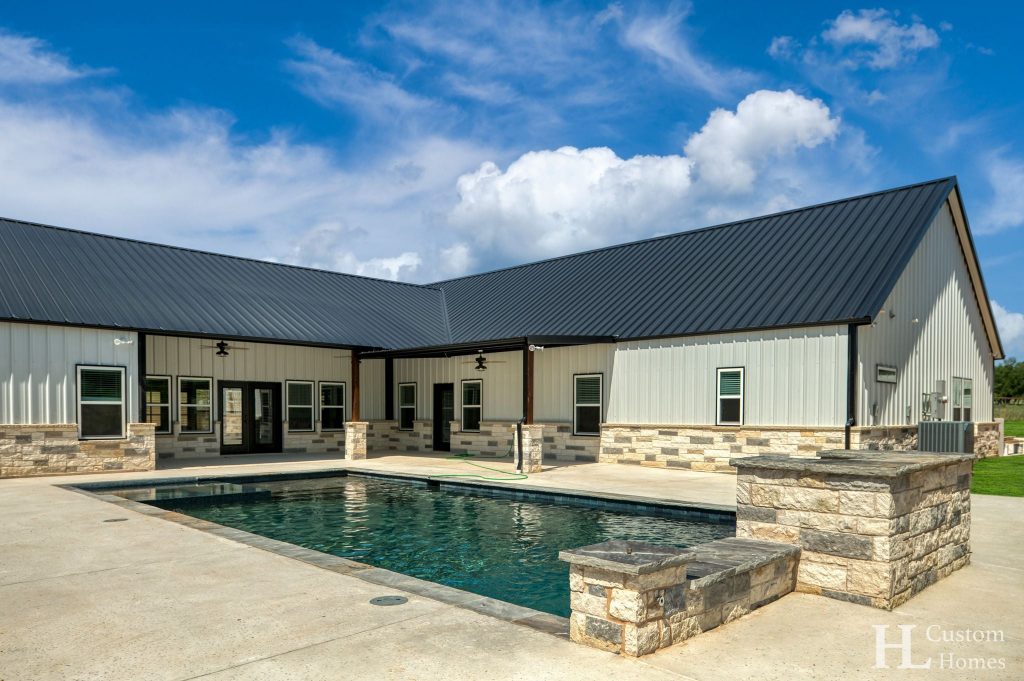 Poolville, TX Barndominium by HL Custom Homes - Pool 2
