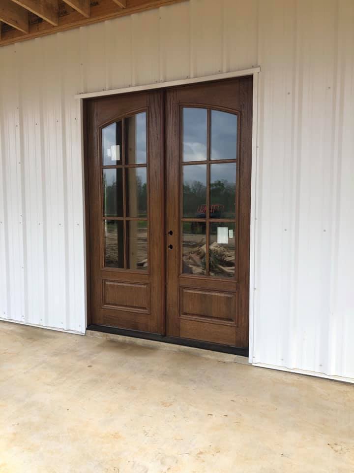 Rayville, TX Barndominium for Braxton Morris - Front Door