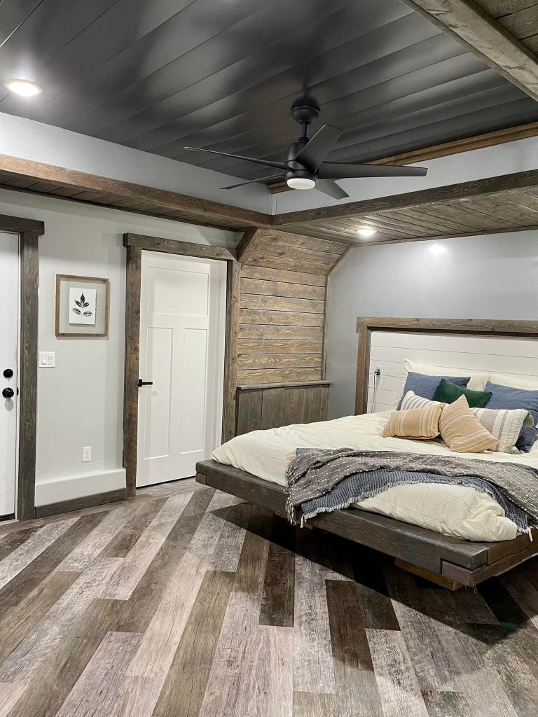 building a barndominium in New Mexico master bedroom 