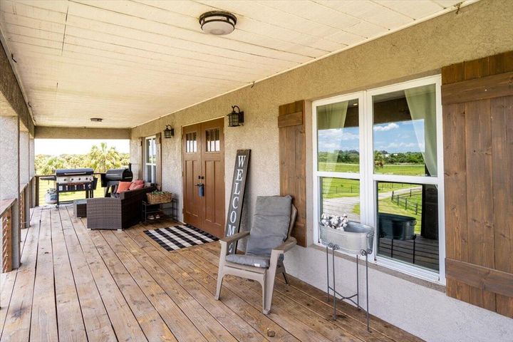 Okeechobee Florida Barndominium Exterior Porch