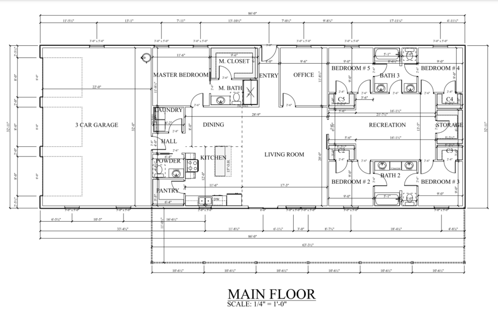 10+ 5 Bedroom Barndominium Floor Plans You'll Love