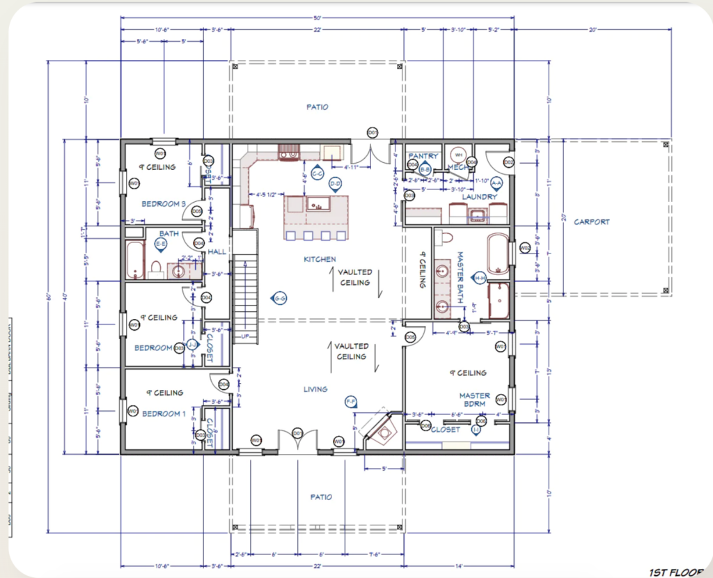 4 bedroom barndominium floor plans