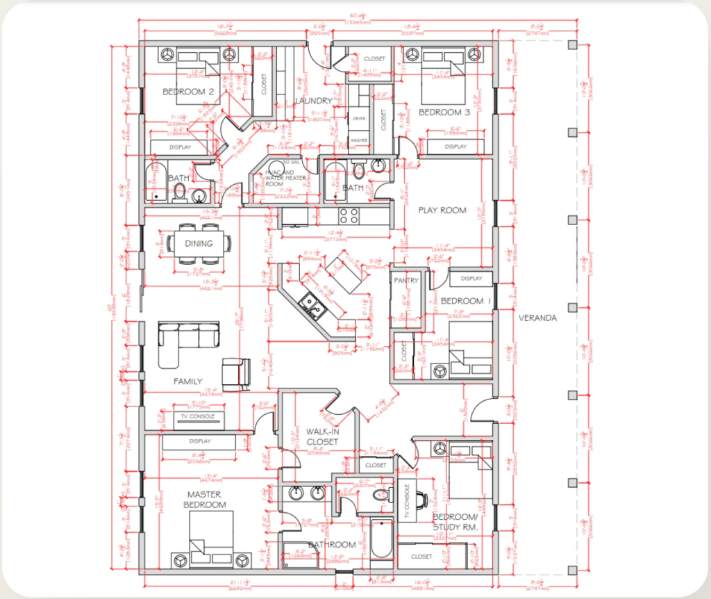 5 bedroom barndominium floor plans