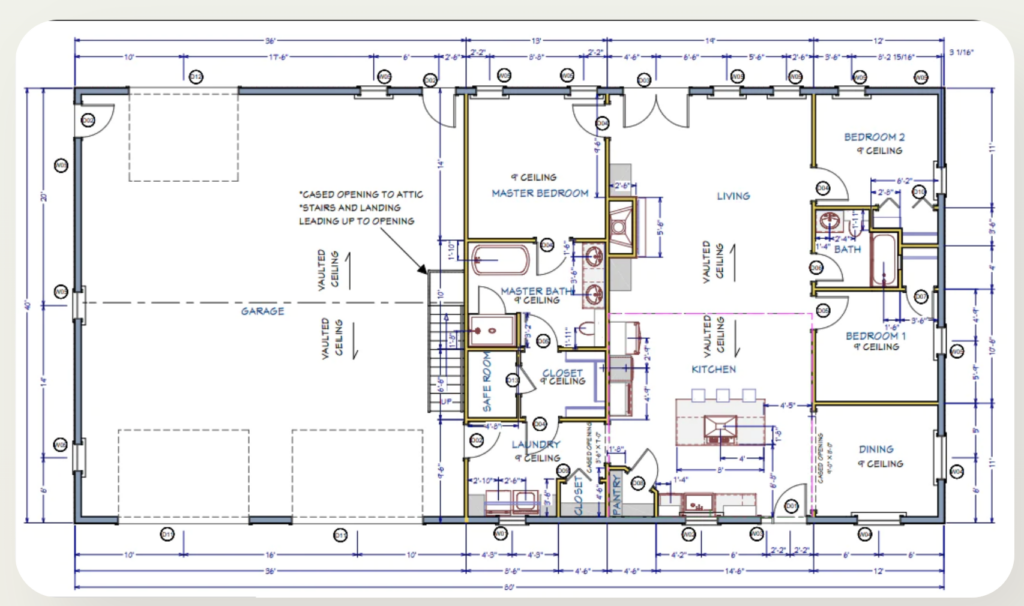 Barndominium Floor Plans With a Garage