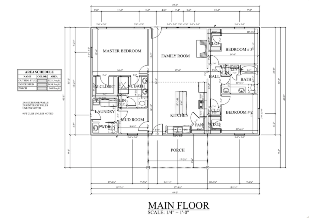 3 bedroom barndominium floor plans