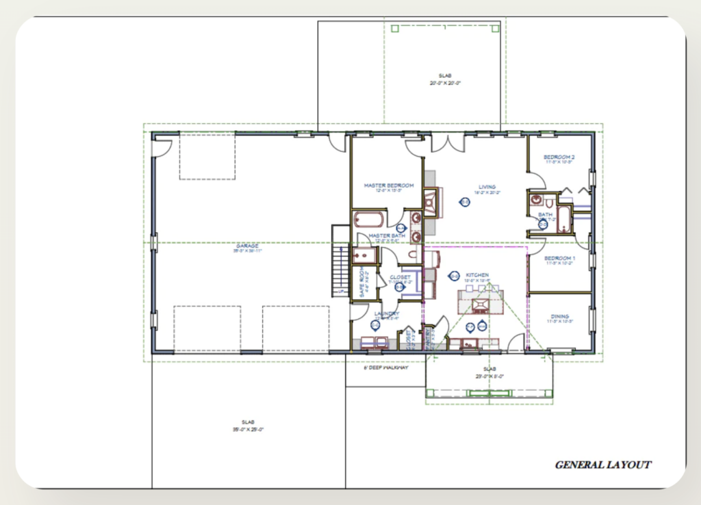 3 bedroom barndominium floor plans