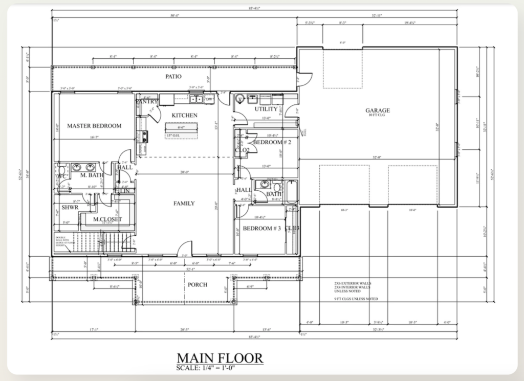 3 bedroom barndominium floor plans