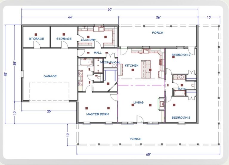 25+ Impressive Barndominium Floor Plans That Have Shops: The Perfect ...