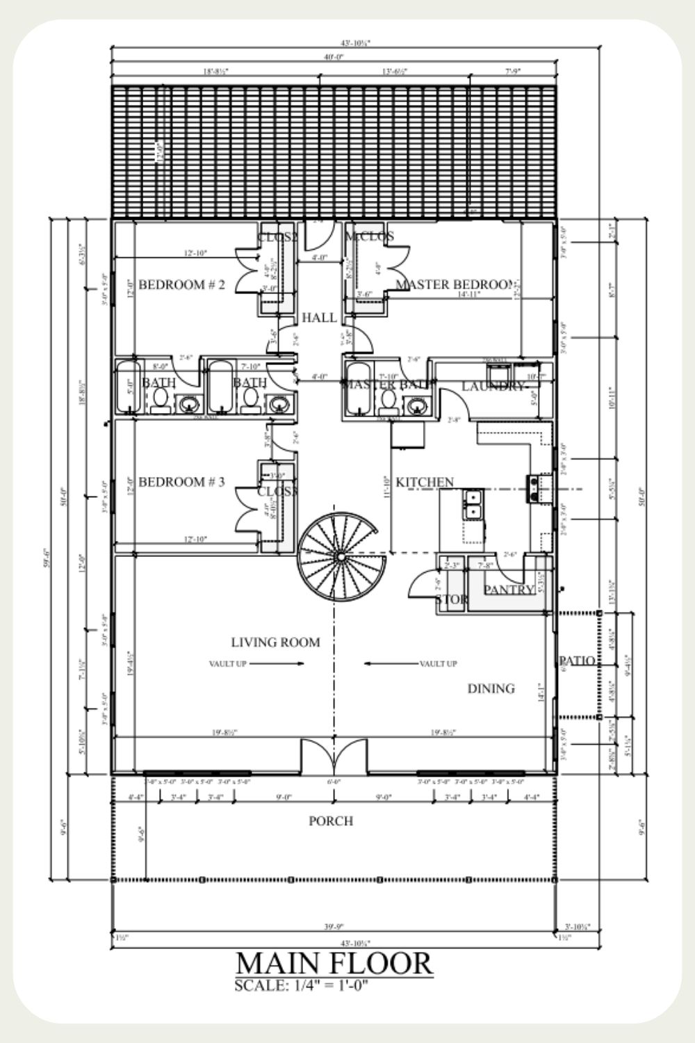 12 Incredible 40x50 Barndominium Floor Plans